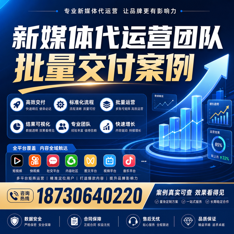 白银代运营公司多客户账号批量高效交付案例