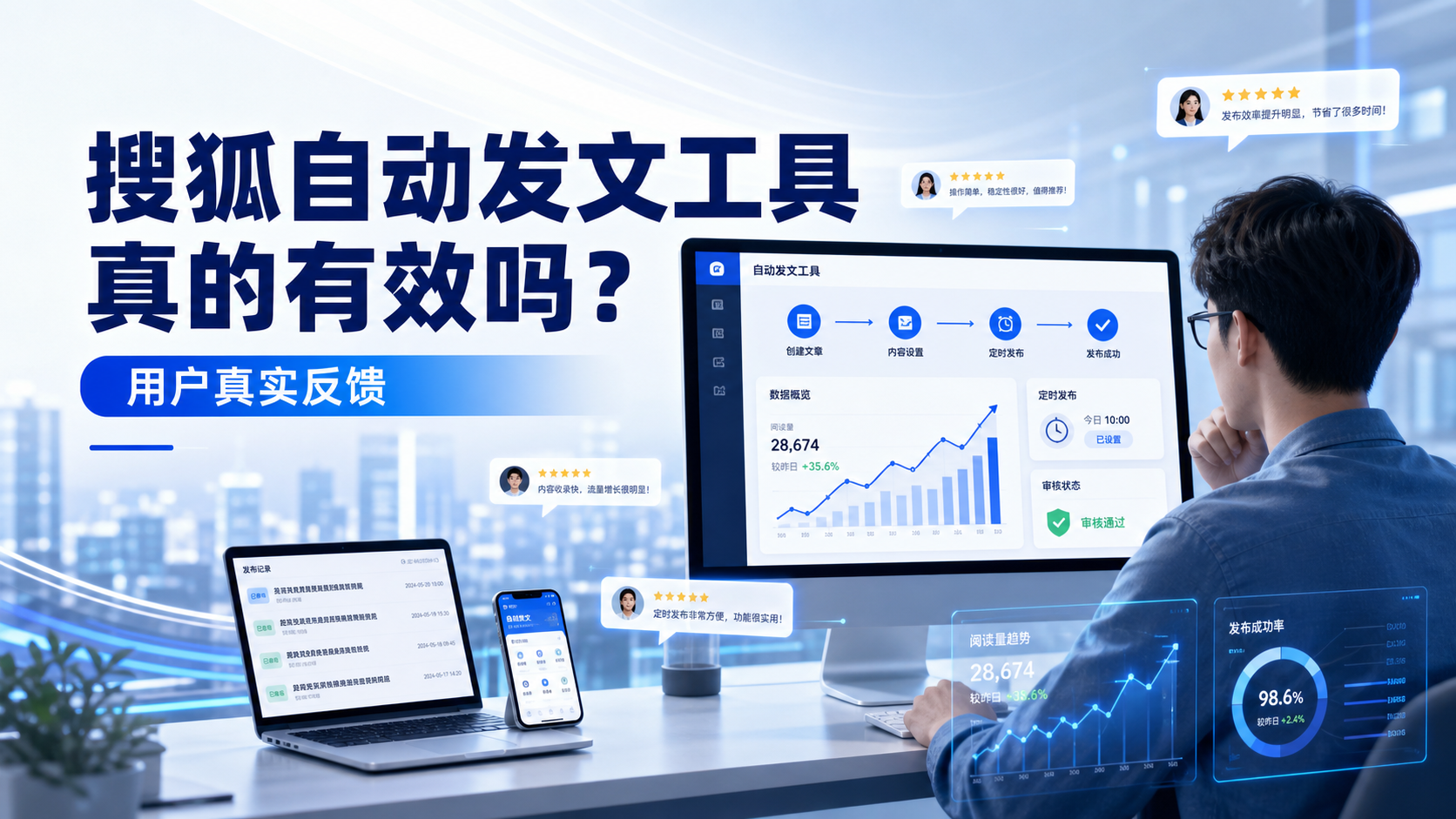 搜狐自动发文工具真的有效吗？白银用户的真实反馈