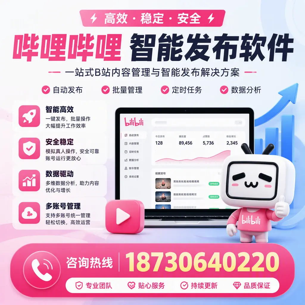 哔哩哔哩智能发布软件适用场景分析：在 白银 的最佳实践