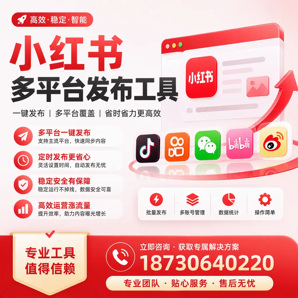 在 白银 小红书多平台发布工具的市场前景分析